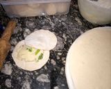 A picture of step 2 of Alu ka paratha.