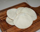 A picture of step 1 of Spicy Bread Chips.