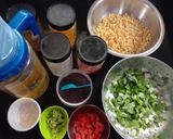 A picture of step 1 of Moong Dal Sabji.