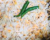 A picture of step 2 of Bhuni khichdi.