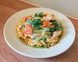 Foto langkah ke 5 dari resep Mie goreng siram - Rad na (ราดหน้า).