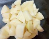 A picture of step 1 of Potato capsicum.