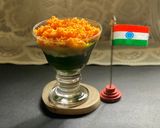 A picture of step 9 of Tri Colour Sweet Medley for Independence Day.