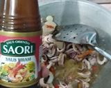 Foto langkah ke 3 dari resep Tumis Cumi Basah Bakso.