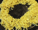 A picture of step 1 of Peppered Eggs in a Nest.
