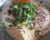A picture of step 1 of Mixed paratha.