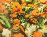 Tejszínes zöldségköret / Ketó recept fázis 1 fotója
