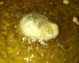 A picture of step 10 of Beans balls II.