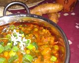 A picture of step 10 of Raw Turmeric Sabzi.