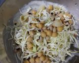 A picture of step 2 of Macroni chaat.