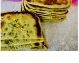 A picture of step 4 of #Honey Paranthas.