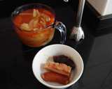 Foto del paso 4 de la receta: Alubias con arroz integral, hortalizas y compango de fabada