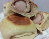 รูปขั้นตอนการทำที่ 8 ของ Ham cheese roll