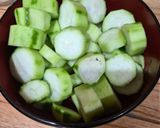 Foto langkah ke 1 dari resep Sayur Oyong Bening Pedas Seger.
