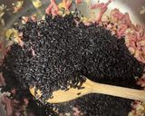 Une image de l'étape 2 de Riz nero façon risotto « alla carbonara ».