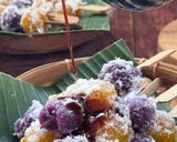 Foto langkah ke 11 dari resep Cenil Ubi Ungu -Labu Kuning.