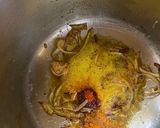 A picture of step 2 of Hyderabadi style Soya Nuggets ki Biryani and Safed Mirchi ki Salan.