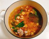 A picture of step 5 of Thai Spicy and Sour Pork Rib Soup.