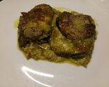 A picture of step 3 of Pesto parmigiana.