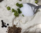 A picture of step 2 of Dahi wada.