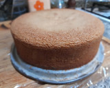 Foto del paso 5 de la receta: Bizcocho genovés con harina de teff con cobertura marmolada