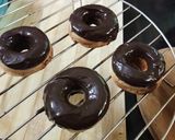 A picture of step 5 of Baked Malpua Doughnuts with Thandai masala.