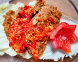Foto langkah ke 7 dari resep Ayam Geprek Kekinian ala Bensu.