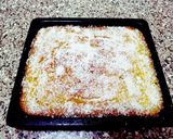 A picture of step 4 of Basbousa.