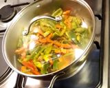 A picture of step 7 of Paneer Jalfrezi.