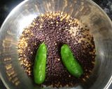 A picture of step 2 of Broad beans paturi.