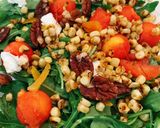 A picture of step 7 of Arugula and watermelon salad.