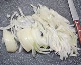 Foto del paso 4 de la receta Tosta de filetes de salmonete frito con pisto