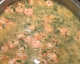 A picture of step 6 of Shrimp Scampi.