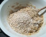 Banános zabpehelykeksz csokidarabokkal recept fázis 3 fotója