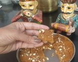A picture of step 4 of Gujarat special sweet.