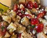 A picture of step 4 of Eggplant cordon bleu with tomato and bread salad 🥗.