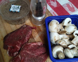 Foto del paso 1 de la receta: Filete con champiñones