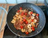 Foto del passaggio 3 della ricetta Gnocchi alla Crema di Gamberi e Pancetta