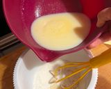 A picture of step 3 of Amie’s PUTO cheese.