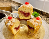 Foto del paso 10 de la receta: Pastel de nata con mermelada de frambuesas (Cream cake with raspberry jam) GLUTEN-FREE