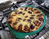 Une image de l'étape 10 de Gâteau façon far aux prunes, vanille et manzana.