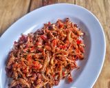 Foto langkah ke 7 dari resep Sambal Teri Kacang Pedas.