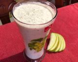A picture of step 4 of Green Apple Oats Smoothie.