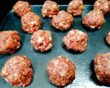 รูปขั้นตอนการทำที่ 2 ของ Meat Balls
