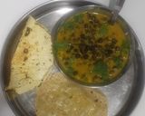 A picture of step 6 of Kala chana besan curry.