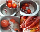 A picture of step 1 of Tteokbokki (Korean Spicy Rice Cake).