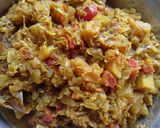 নিরামিষ বাঁধাকপি আলু গাজরের তরকারি(niramish bandhakopi aloo gajarer tarkari recipe in Bengali) রেসিপির ধাপ 4 ছবি