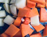 Foto del paso 6 de la receta: Guiso de mondongo, porotos y garbanzos