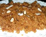 A picture of step 9 of Piyoon (sindhi traditional dish).