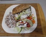 Döner, gyros házilag pitával kicsit másképp recept fázis 8 fotója